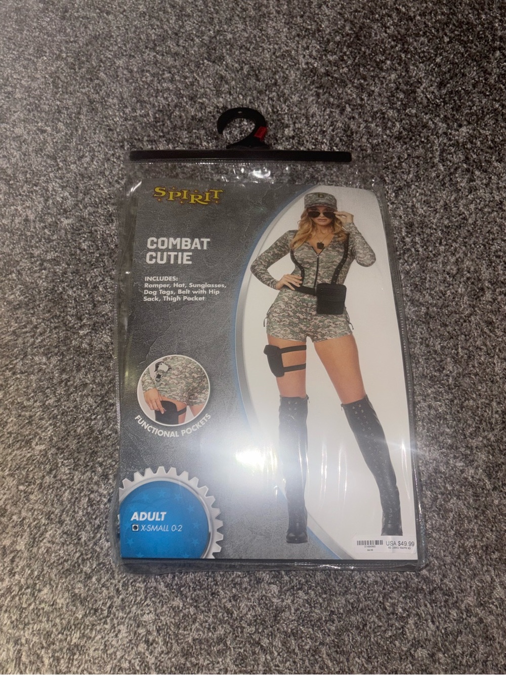 Spirit Green Camo 'Combat Cutie' Romper Costume
